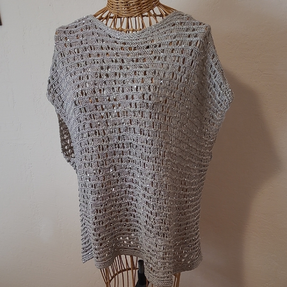 Eileen Fisher Elegant Gray Women's Sweater